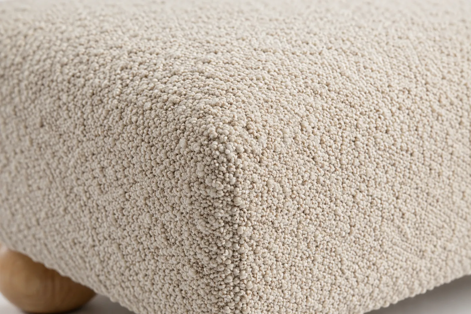 Boucle Footstool