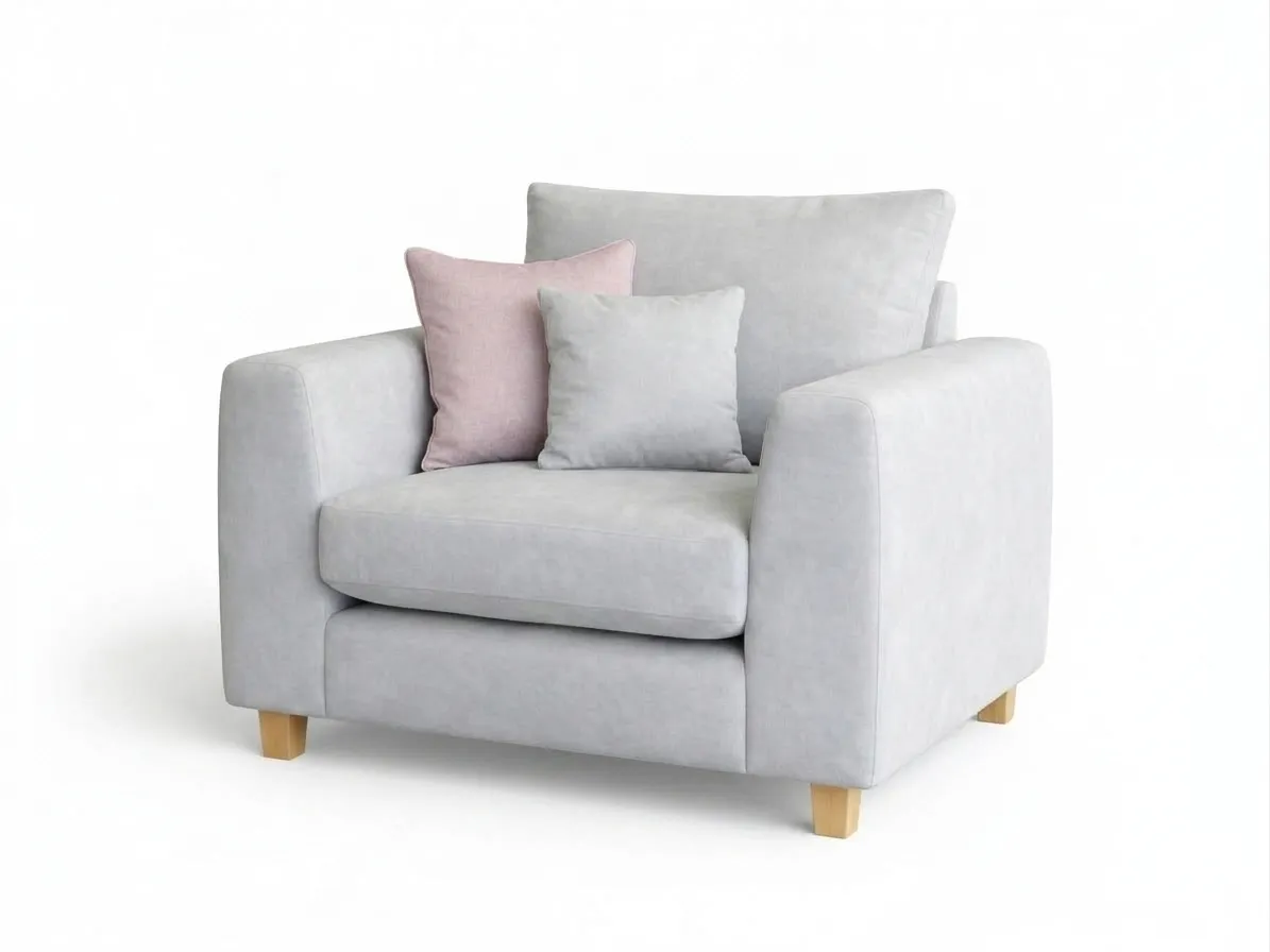 Balmoral Grey Chair side on
