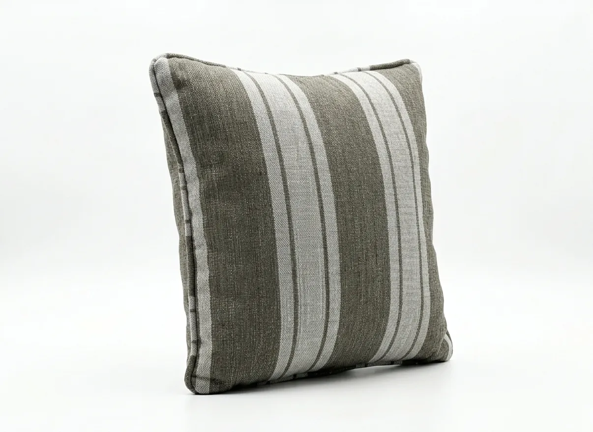 Green Stripe Cushion