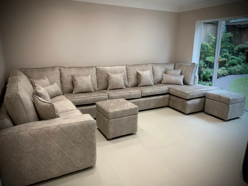 L shaped modern sofa