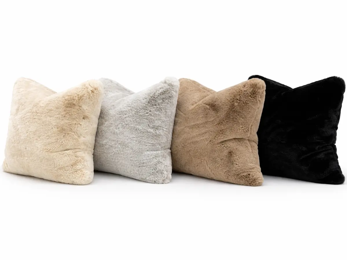 exclusive faux fur scatter cushions