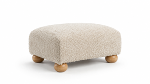 Boucle Footstool
