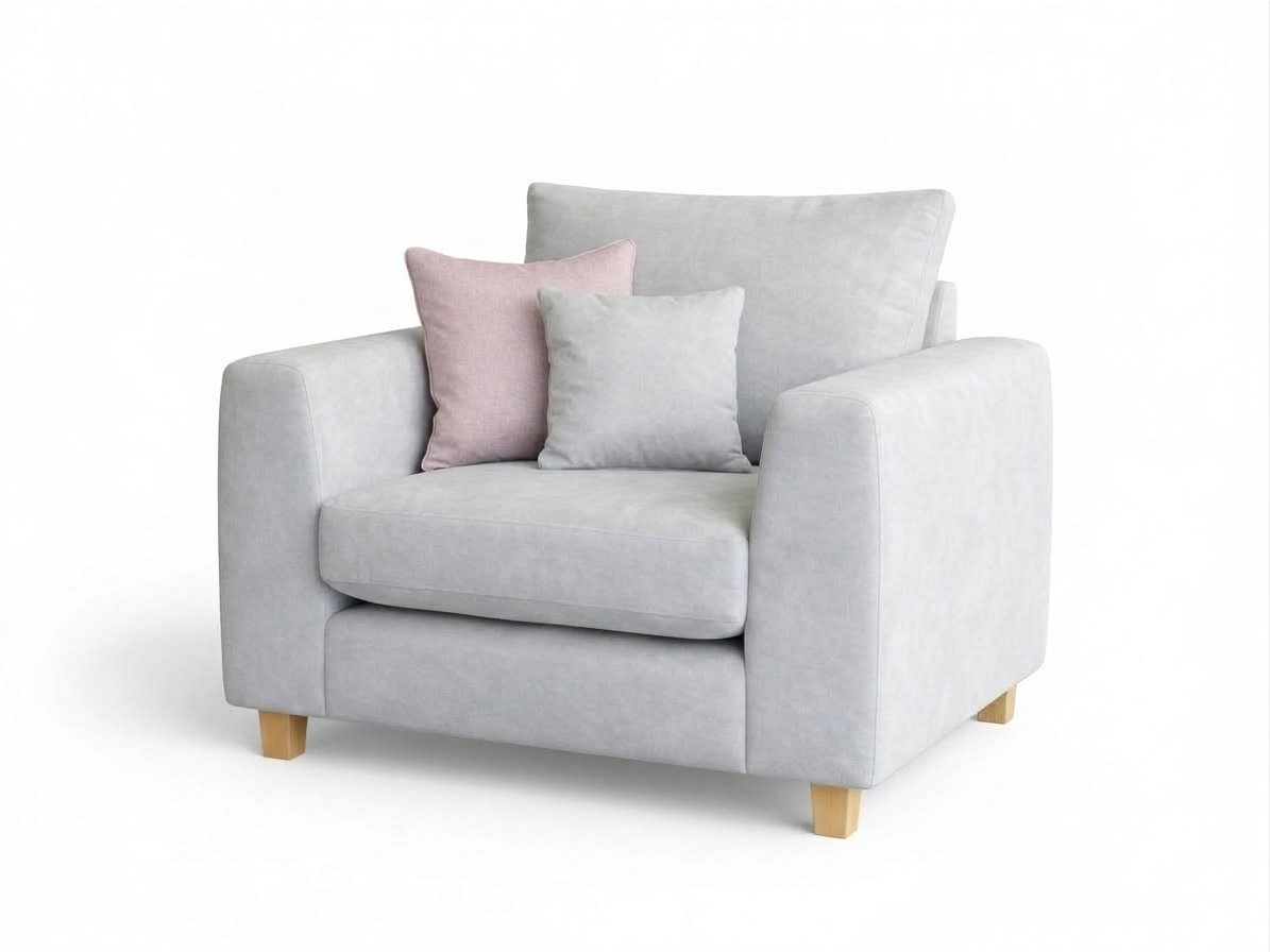 Balmoral Grey Chair side on