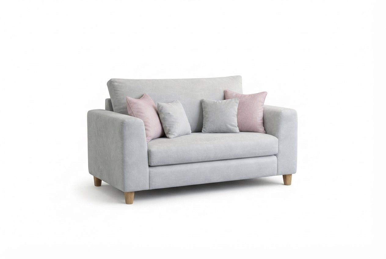 balmoral grey 2 seater side on