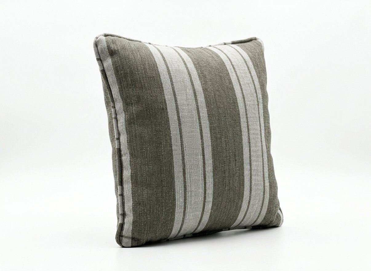Green Stripe Cushion