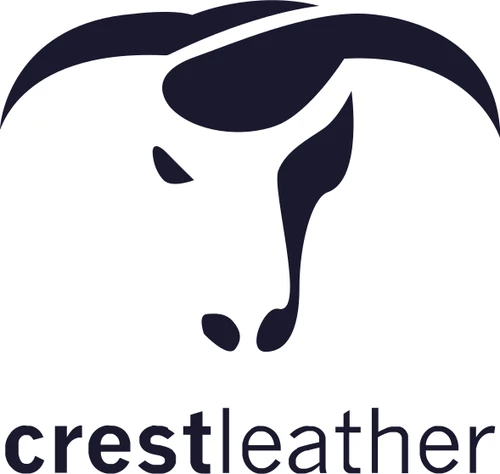 crest leather logo